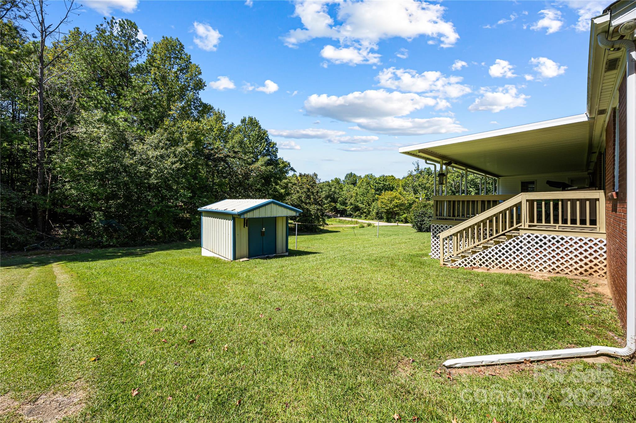 4462 Flat Creek Road Lancaster, SC 29720 - Photo 32 of 35 a view of a deck with a yard