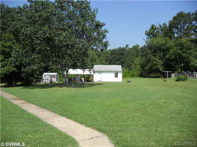 7800 Courthouse Road Prince George, VA 23875 - Photo 2 of 9 Exterior Back - storage shed with car port note sm