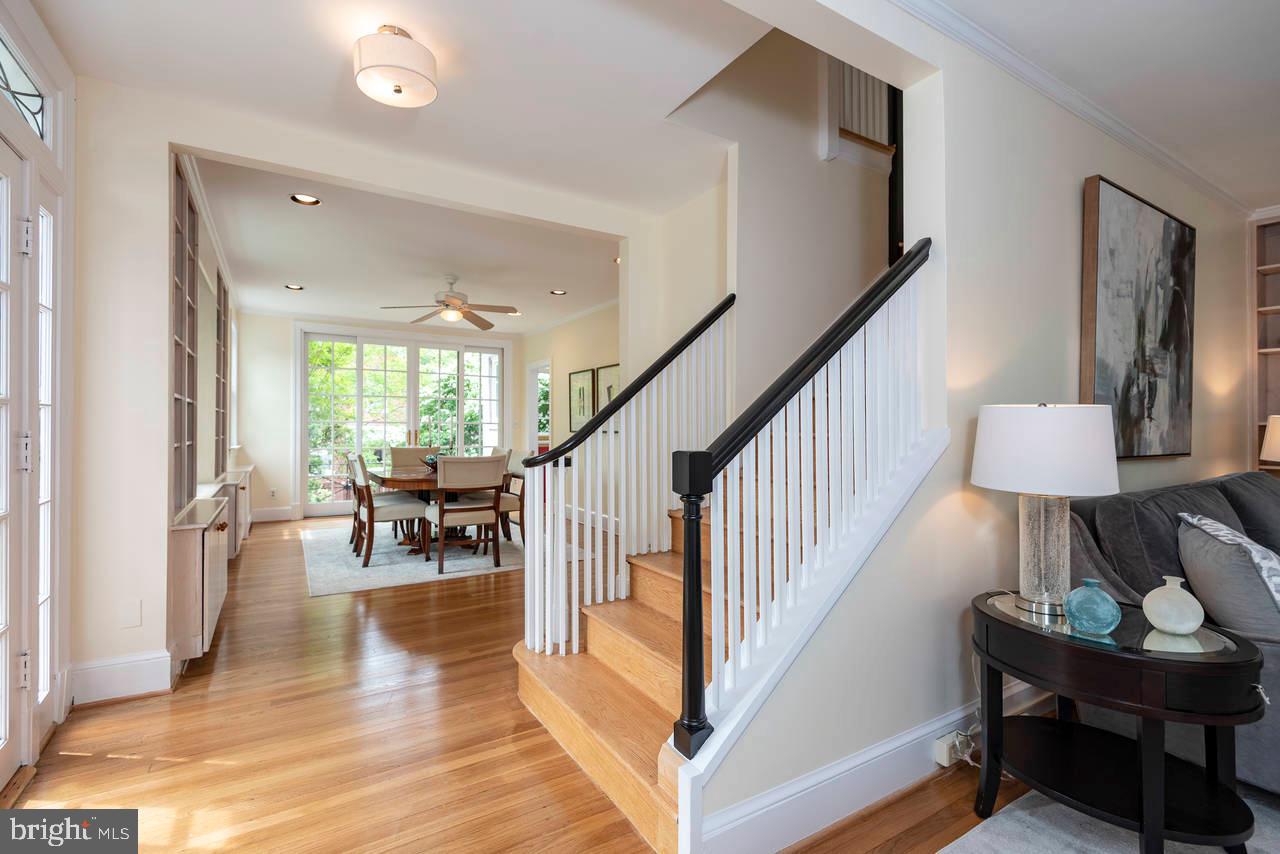 4330 37th Street Northwest Washington, DC 20008 - Photo 4 of 48 Entrance-way with view of Dining Room