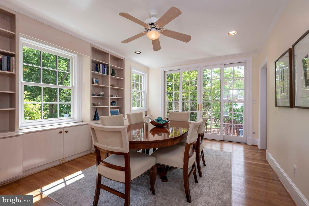 4330 37th Street Northwest Washington, DC 20008 - Photo 5 of 48 DR w/ HWF, built-ins and view.
