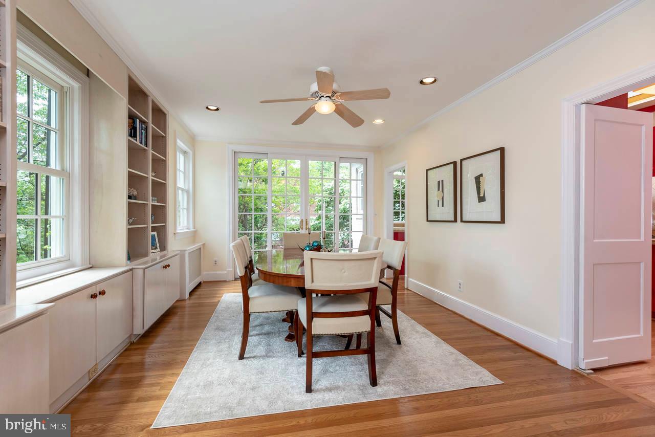 4330 37th Street Northwest Washington, DC 20008 - Photo 6 of 48 Floor to ceiling windows and door opens to veranda