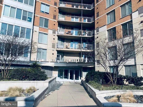 a view of a building with a outdoor space