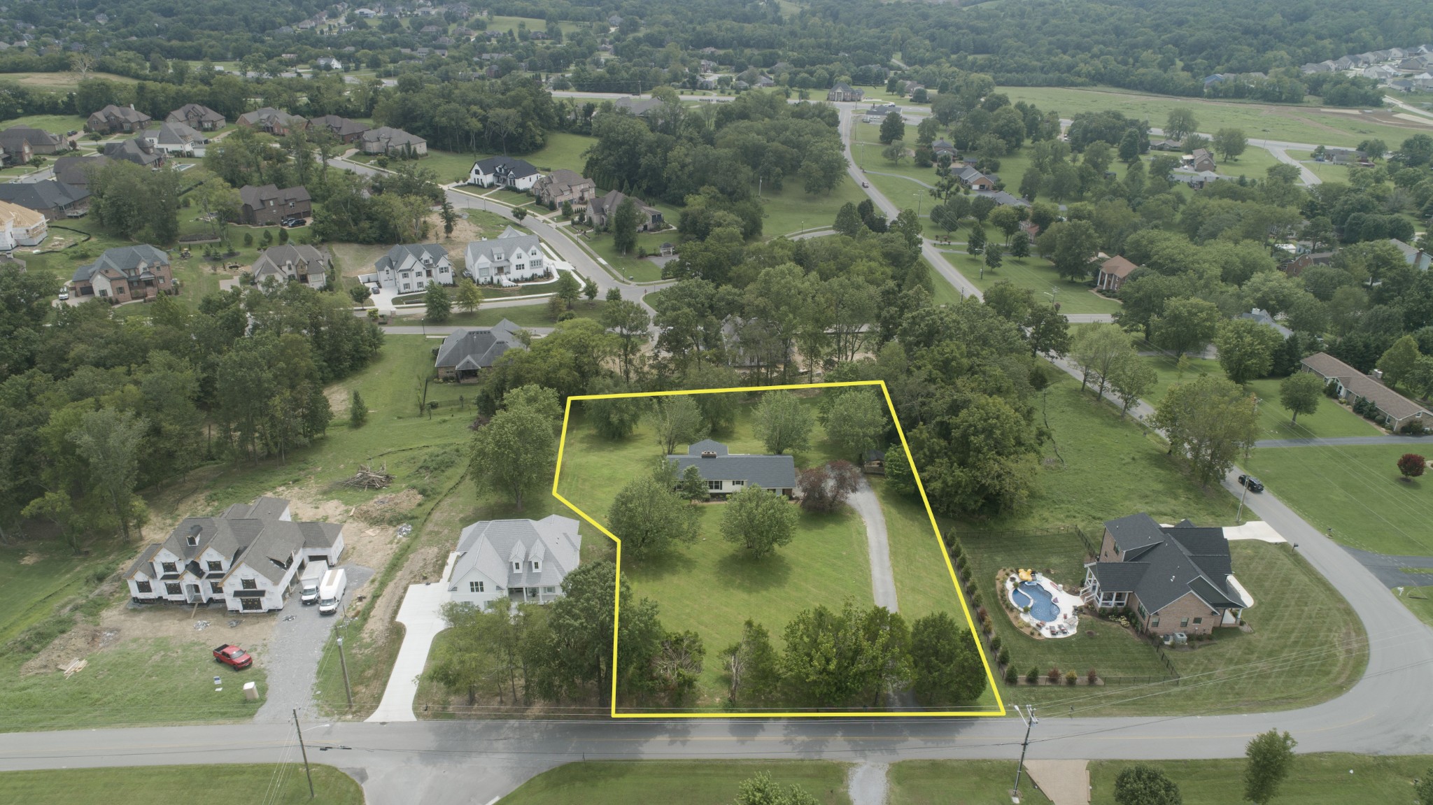 211 Old Horn Springs Road Lebanon, TN 37087 - Photo 2 of 43 an aerial view of a house