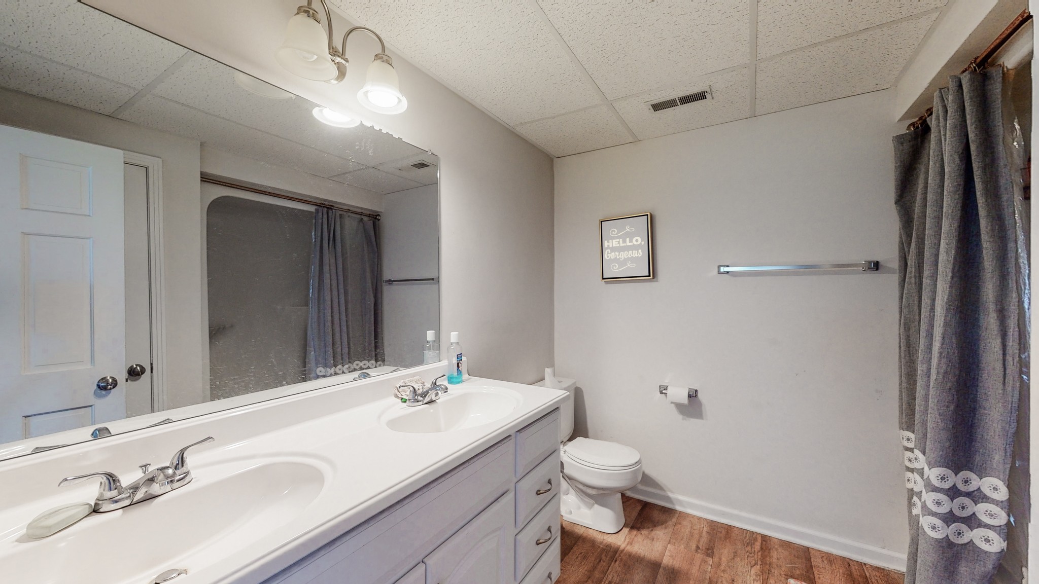 211 Old Horn Springs Road Lebanon, TN 37087 - Photo 26 of 43 a bathroom with a sink vanity granite and toilet