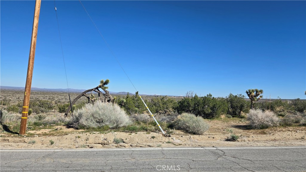 0 Valyermo Road Pearblossom, CA 93553 - Photo 6 of 35 a view of a road from a yard