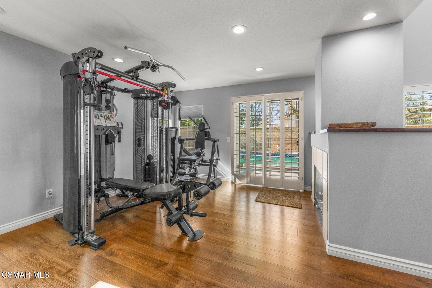 1741 Chaps Court Simi Valley, CA 93063 - Photo 12 of 28 a view of a room with gym equipment