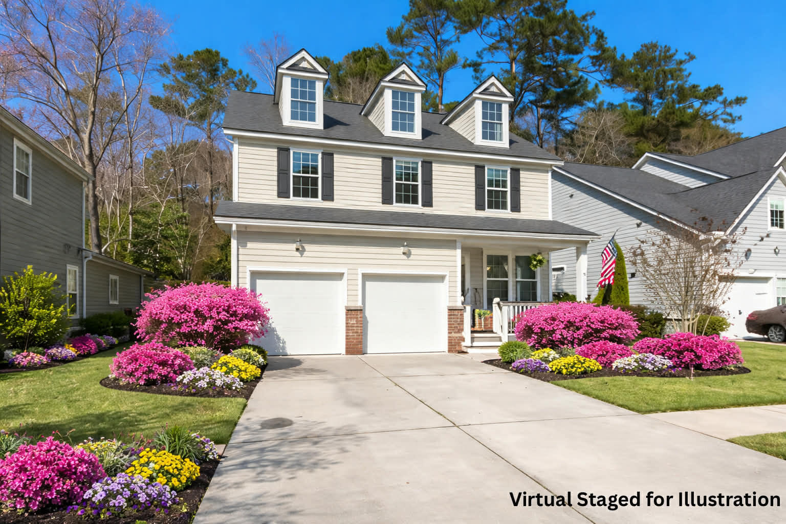 164 Ashley Bluffs Road Summerville, SC 29485 - Photo 1 of 49 front of house. virtual stage