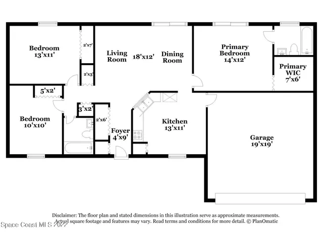 $1,670 | 647 Pampas Street Northwest, Palm Bay, FL 32907