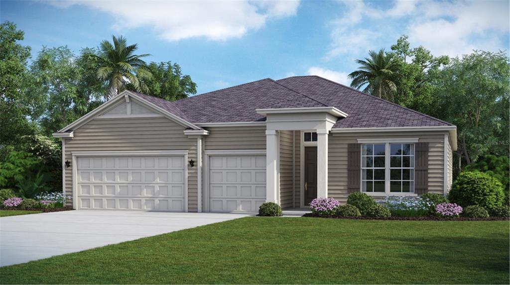 19432 Southwest 77th Loop Dunnellon, FL 34432 - Photo 1 of 1 Artist rendering; illustration only; colors, features, and garage orientation may differ.