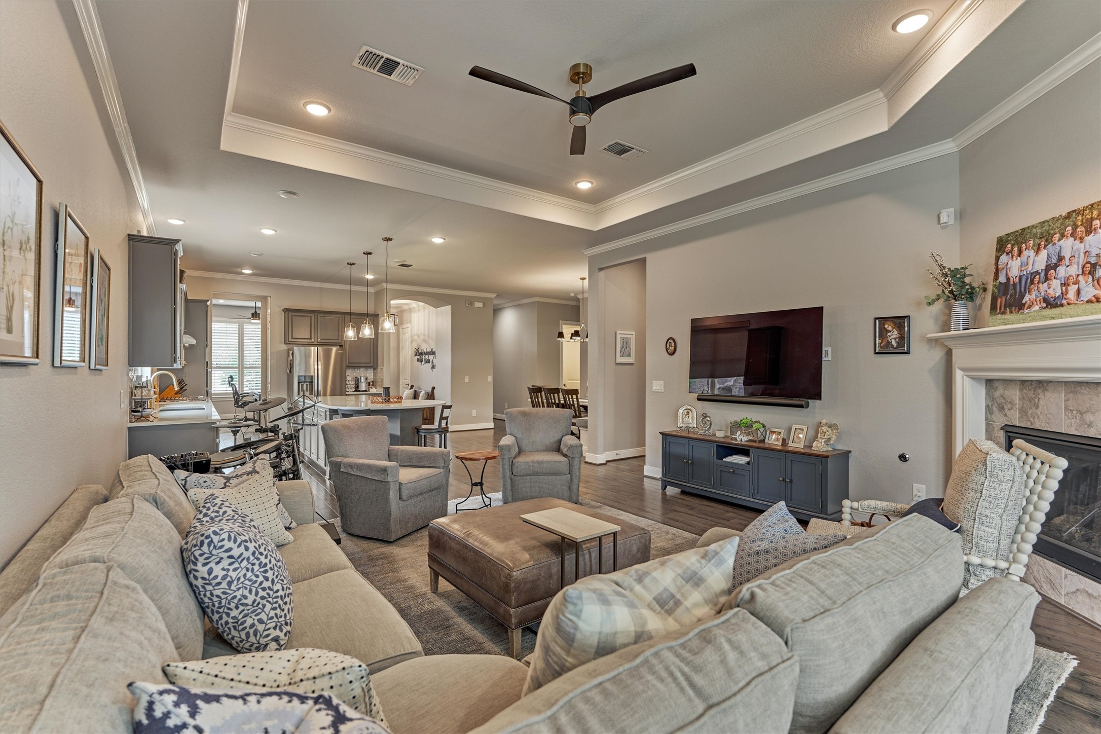 108 Wild Wick Way Spring, TX 77382 - Photo 43 of 44 Another Perspective Of The Open Floor Plan.