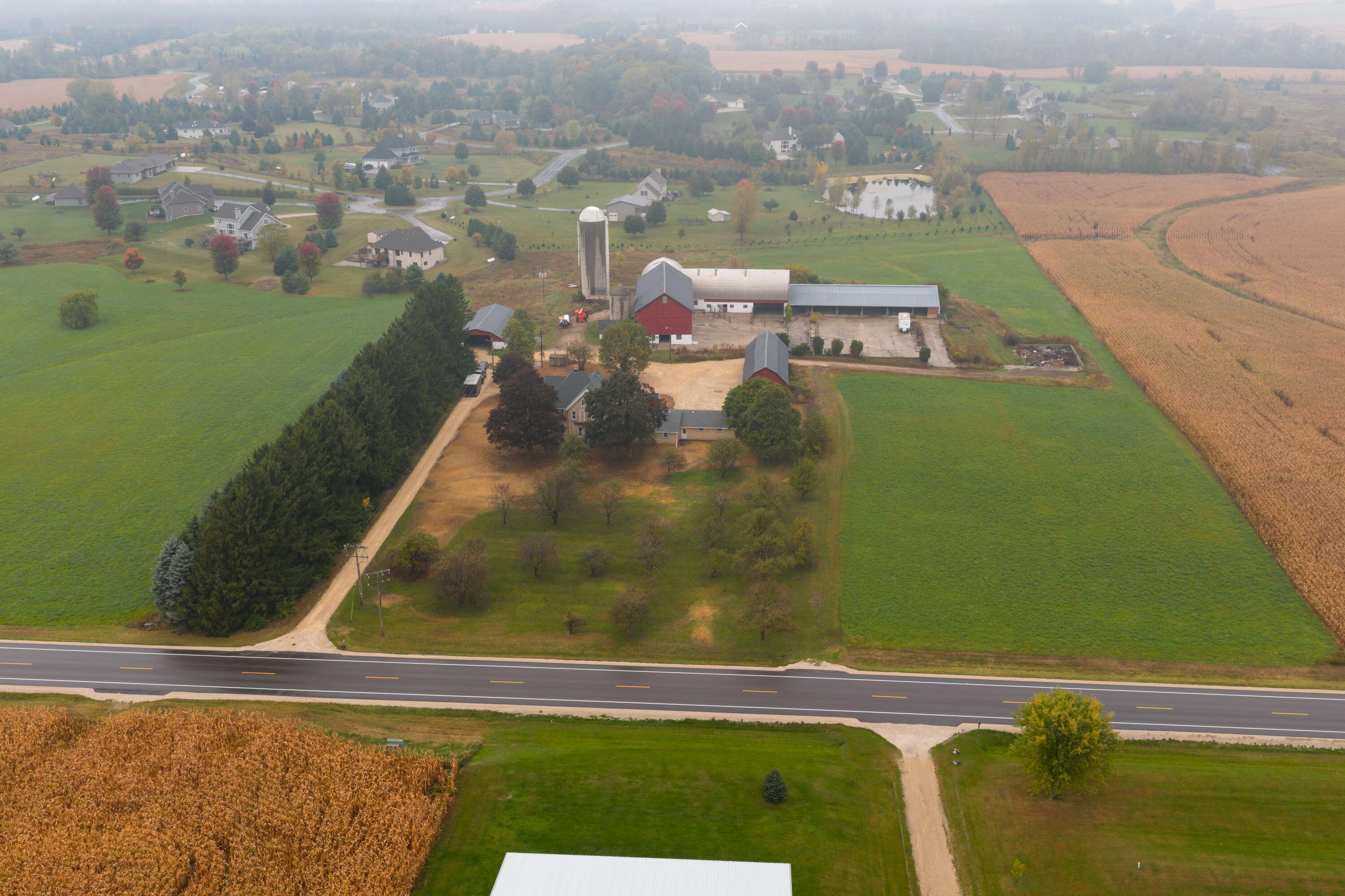 5036 County Highway West Bend, WI 53090 - Photo 50 of 53 Aerial