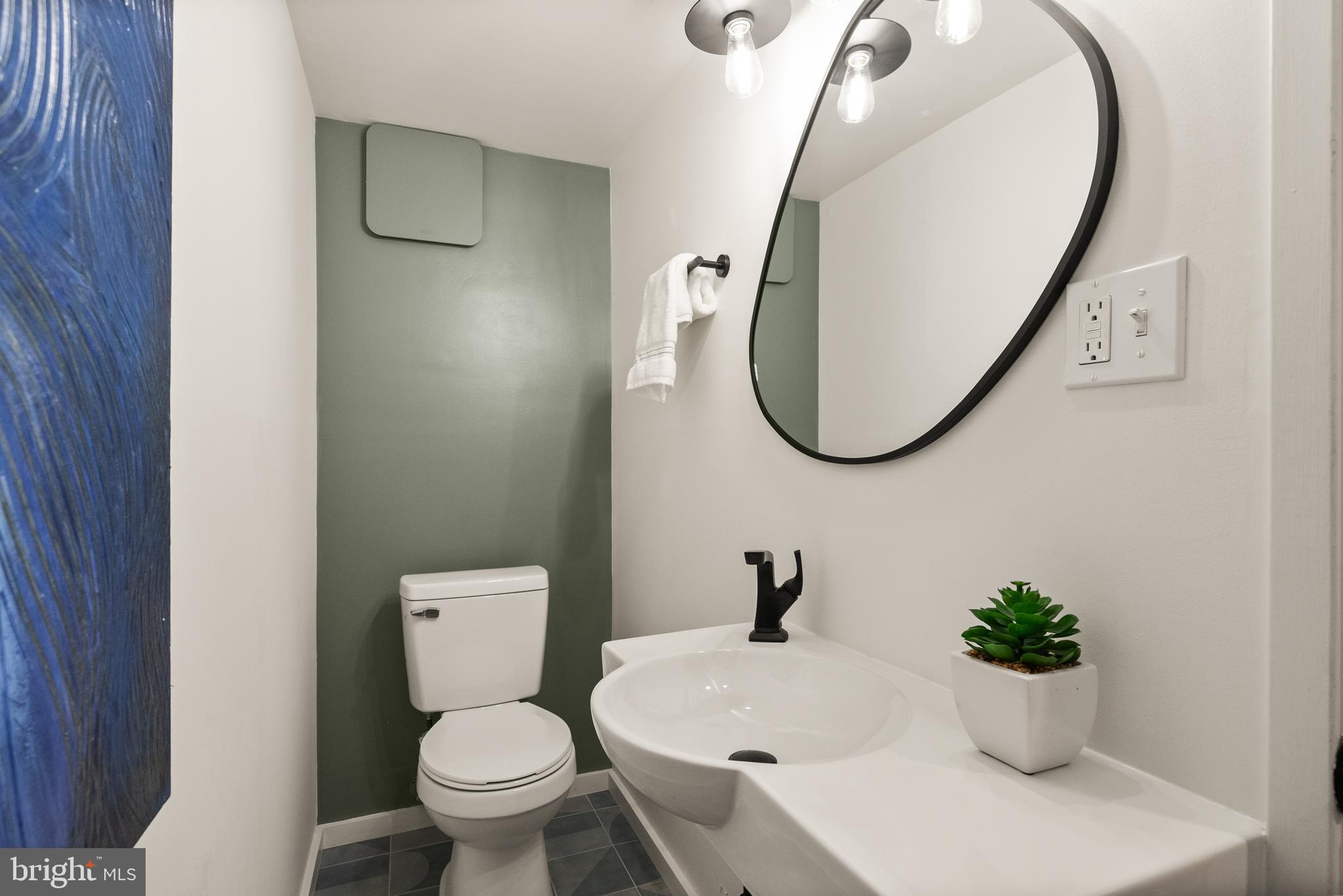 11519 Hickory Cluster Reston, VA 20190 - Photo 3 of 28 a bathroom with a sink mirror and toilet