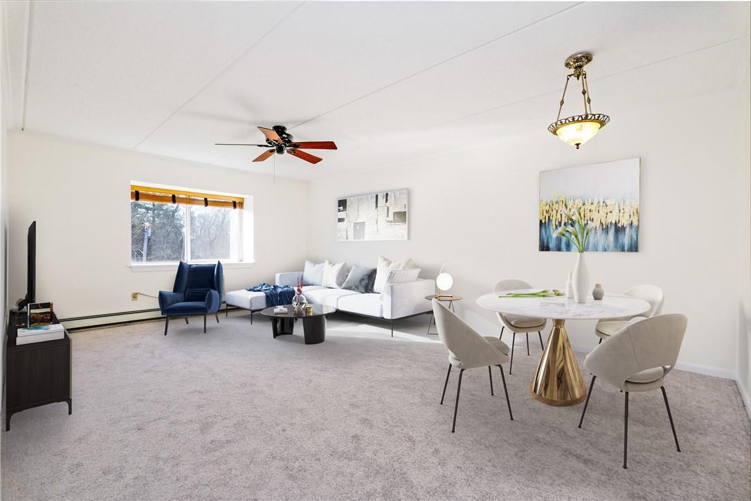 Welcome to Unit 1-5 at Continental View, easy condo living in award winning Rye Neck Schools!  This photo has been virtually staged.