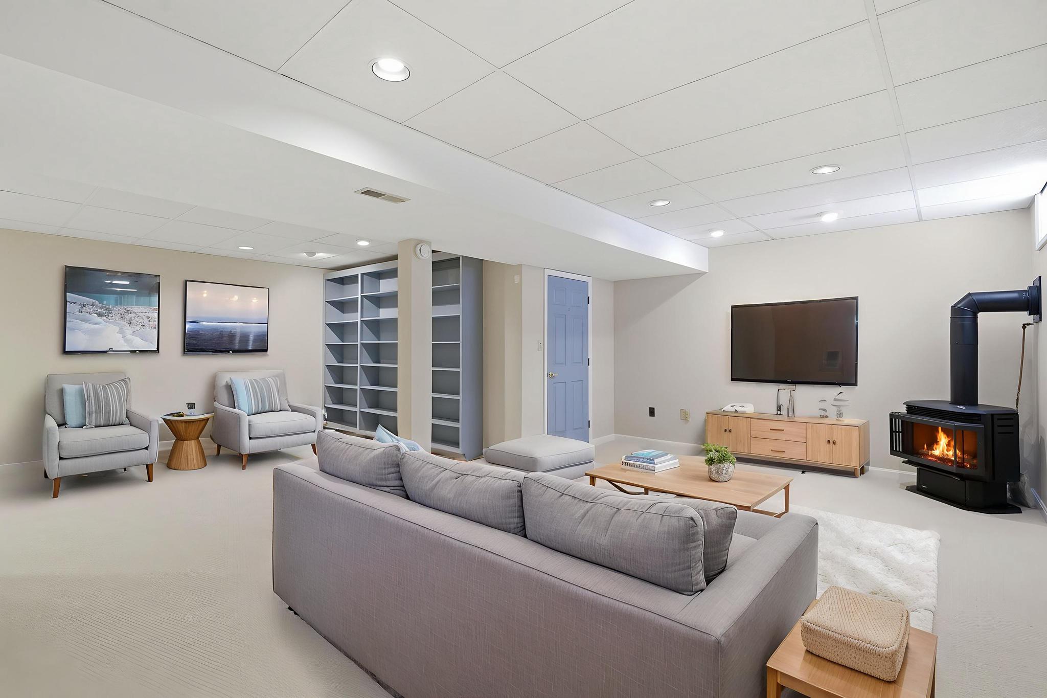 1202 Ambridge Road Bel Air, MD 21014 - Photo 35 of 51 Lower Level Rec Room (Virtually Staged)