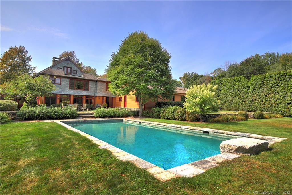 120 Fan Hill Road Monroe, CT 06468 - Photo 1 of 1 Rear of home with salt water Gunite pool