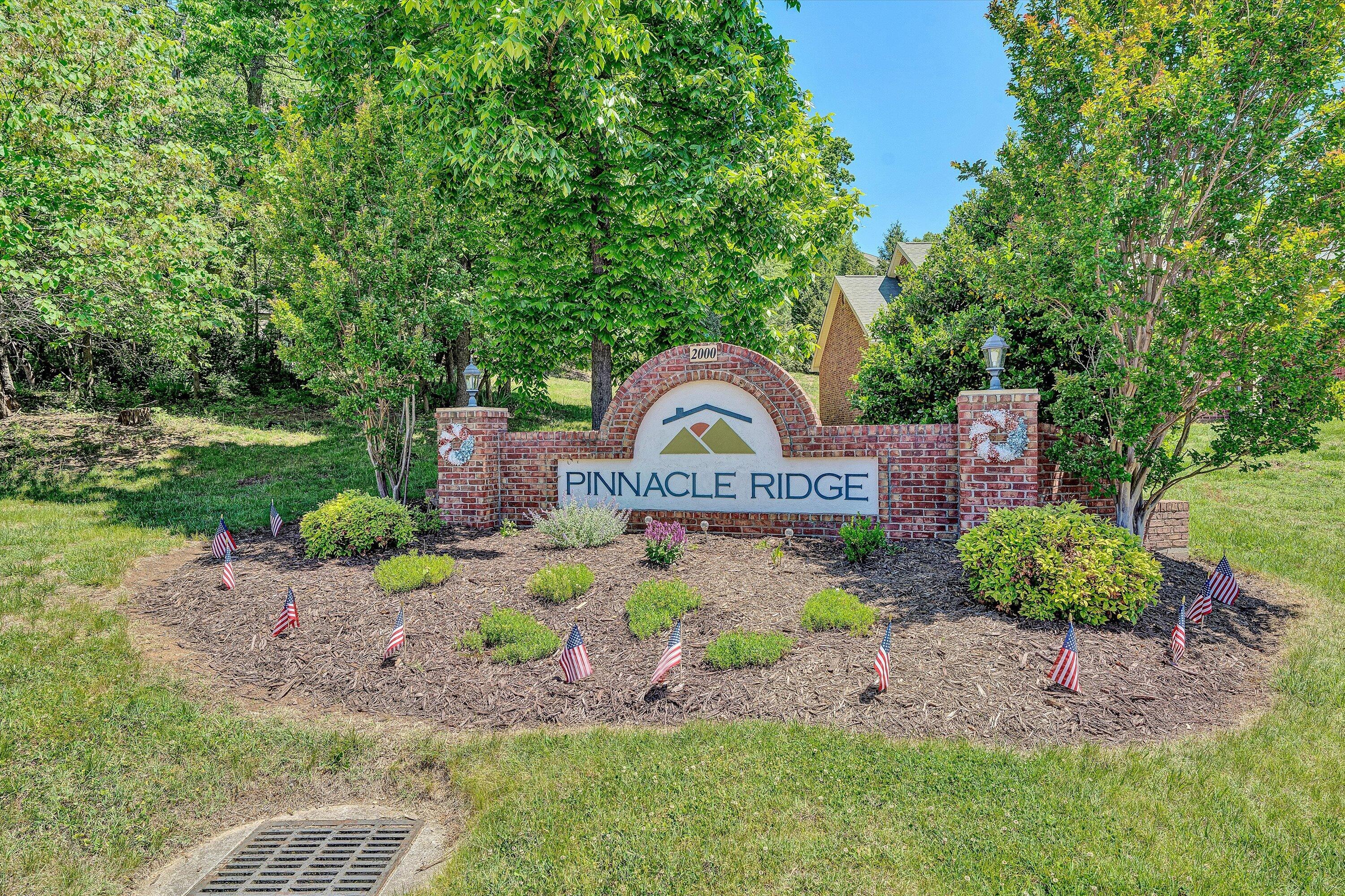 3516 Pinnacle Ridge Road Northeast Roanoke, VA 24012 - Photo 38 of 39 a view of a garden with a house
