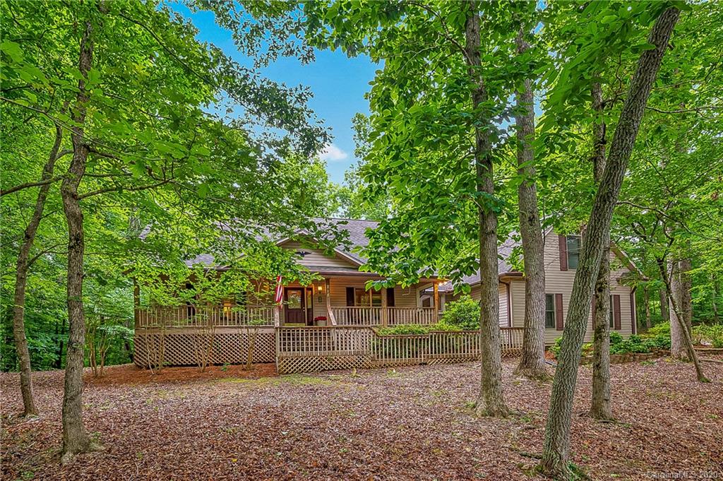 215 Beechtree Circle Rutherfordton, NC 28139 - Photo 31 of 42 a view of a house with a yard and large trees