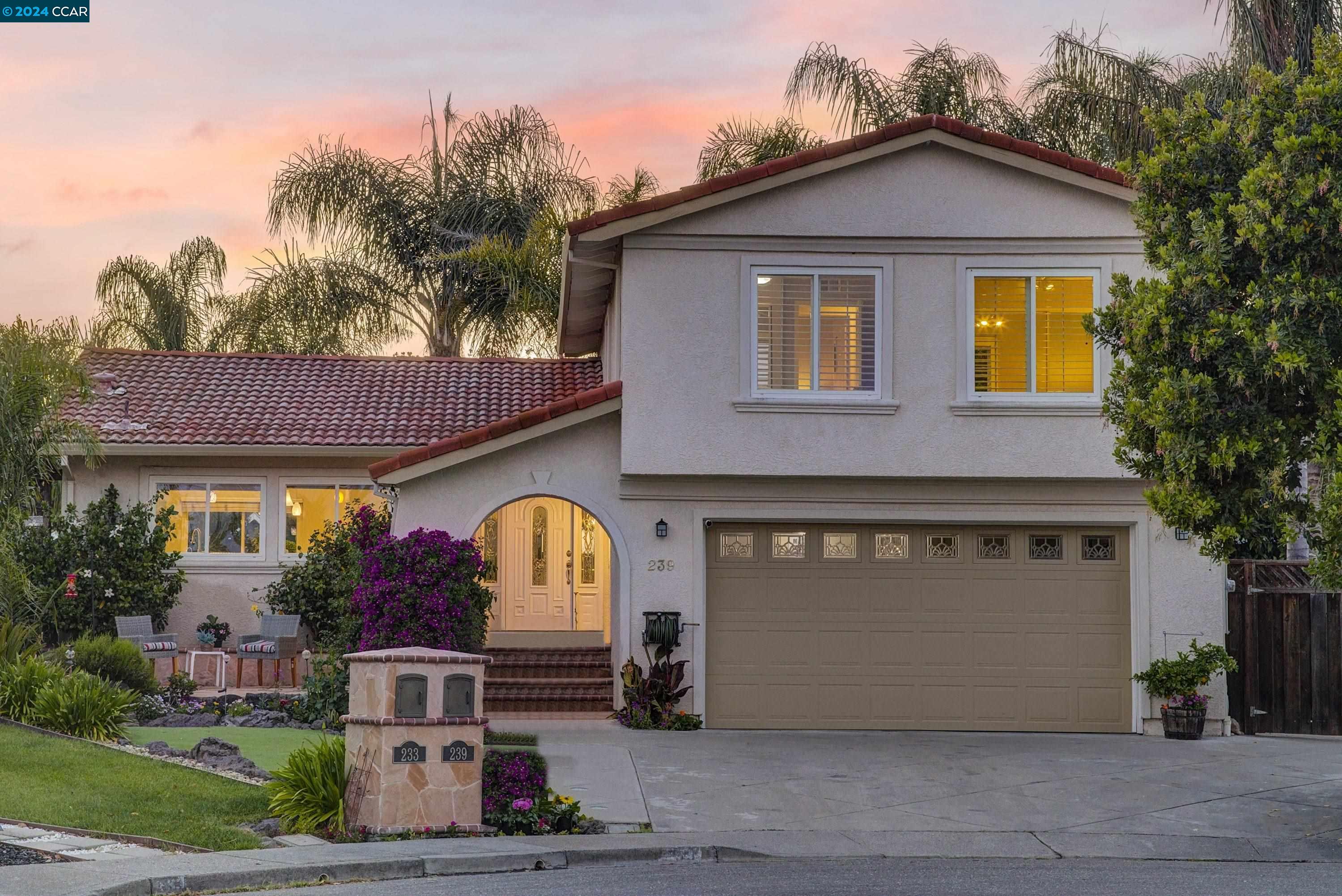 239 Kittery Place San Ramon, CA 94583 - Photo 1 of 1 a front view of a house with garden