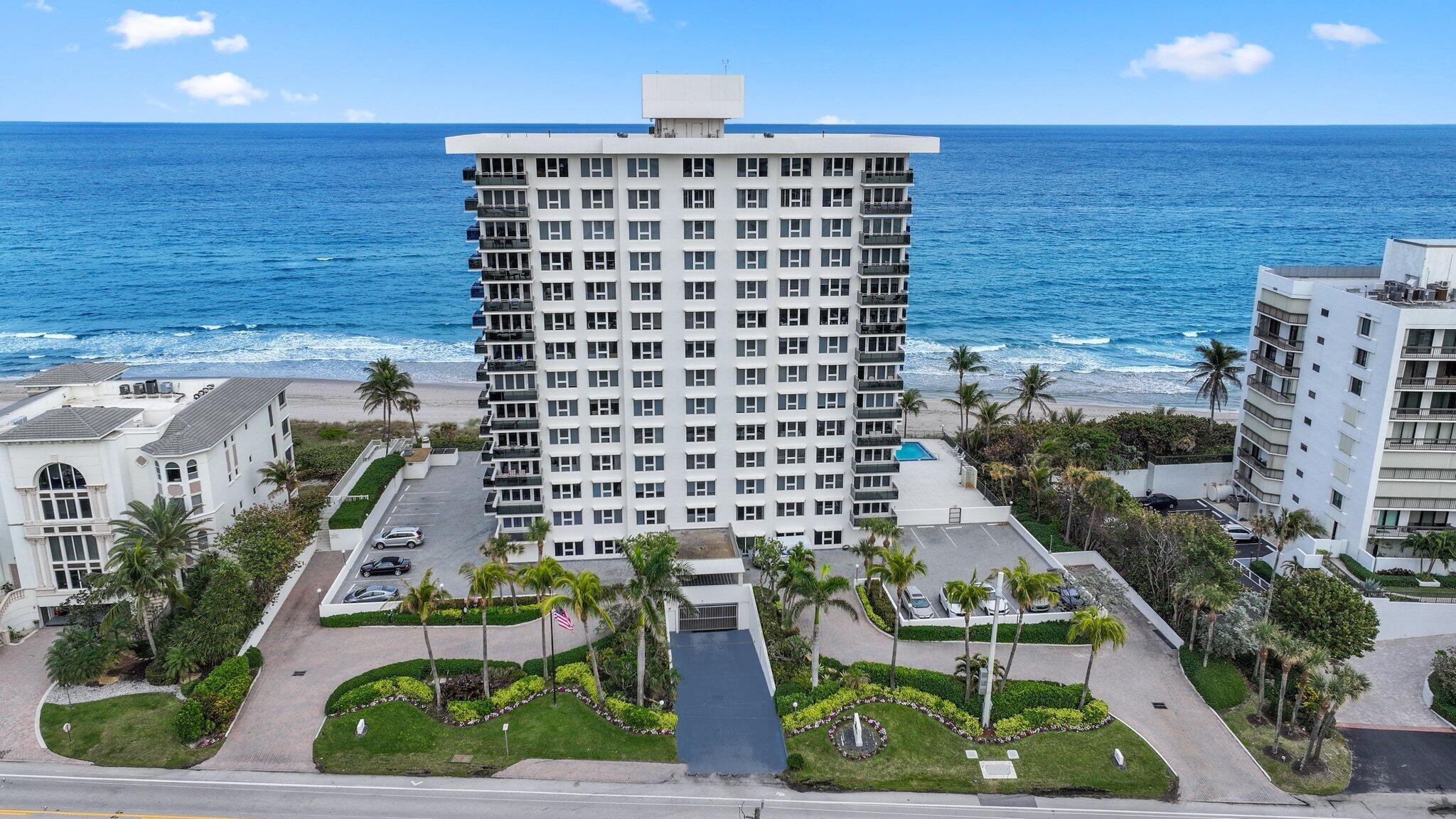 2066 North Ocean Boulevard, Unit 2SW Boca Raton, FL 33431 - Photo 1 of 34 Front Aerial