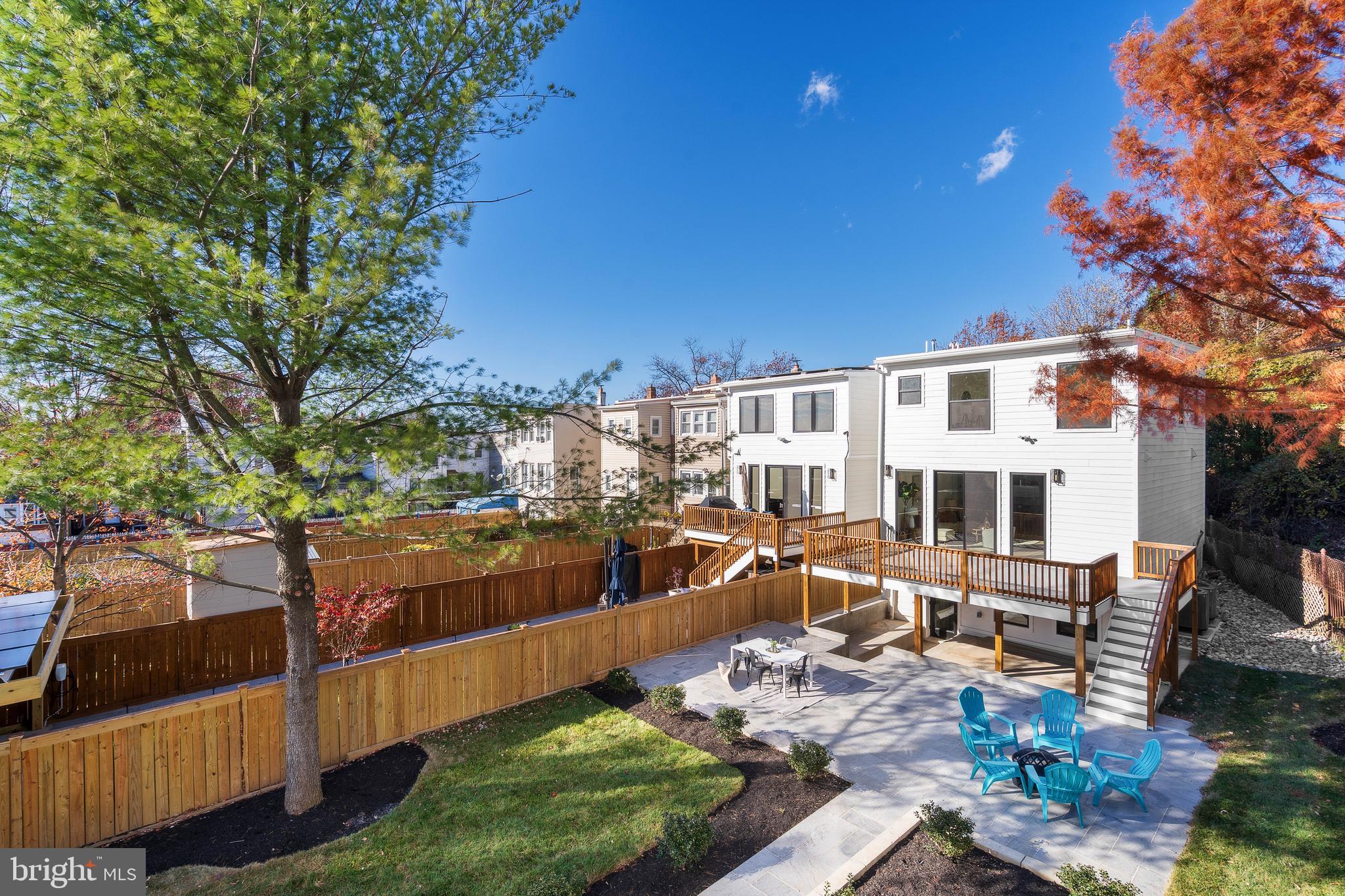 21 Channing Street Northeast Washington, DC 20002 - Photo 46 of 48 a view of a house with backyard sitting area and swimming pool