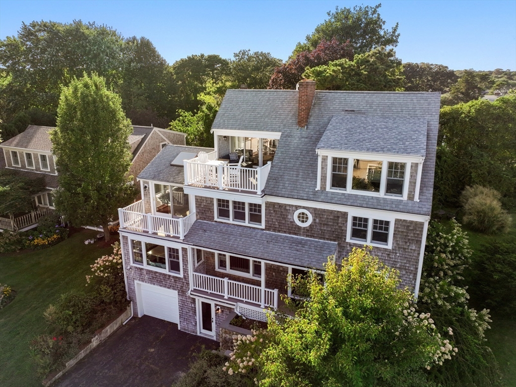29 Bay Shore Road Hyannis, MA 02601 - Photo 5 of 42 an aerial view of residential houses with outdoor space and river