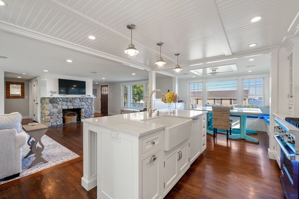 29 Bay Shore Road Hyannis, MA 02601 - Photo 10 of 42 a large white kitchen with a large window