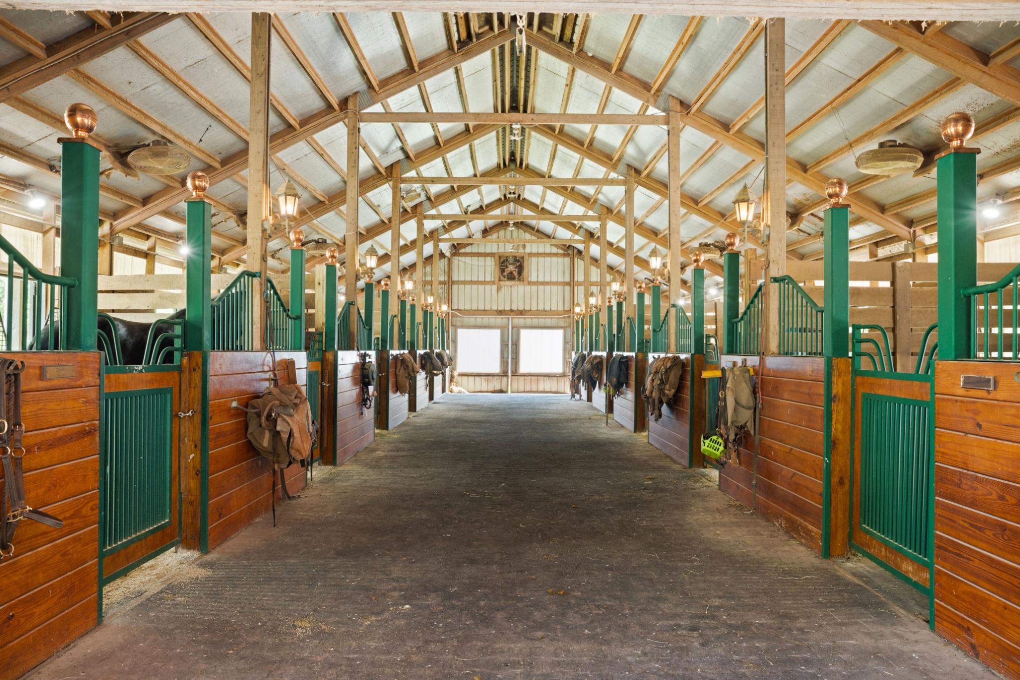 18101 Cattail Road Poolesville, MD 20837 - Photo 64 of 79 12-stalls w/ brick rubber floor, lights, fly spray