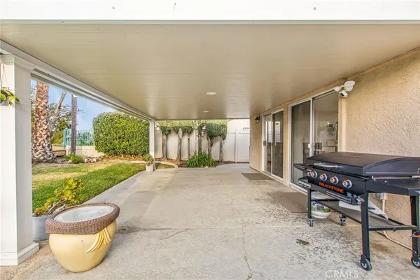 a view of an outdoor space with a porch