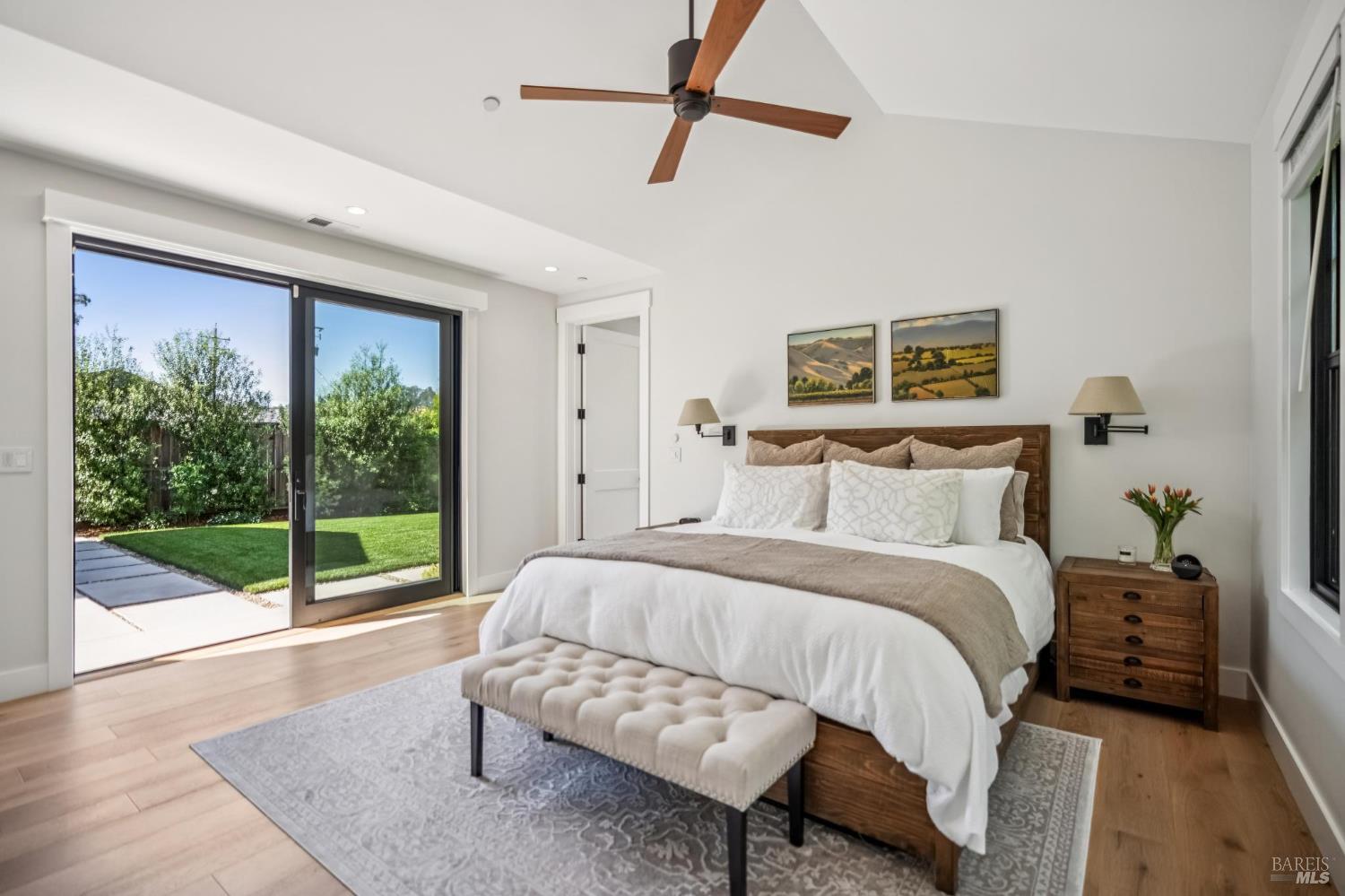 85 Harriet Way Tiburon, CA 94920 - Photo 18 of 44 a bedroom with a bed and a couch