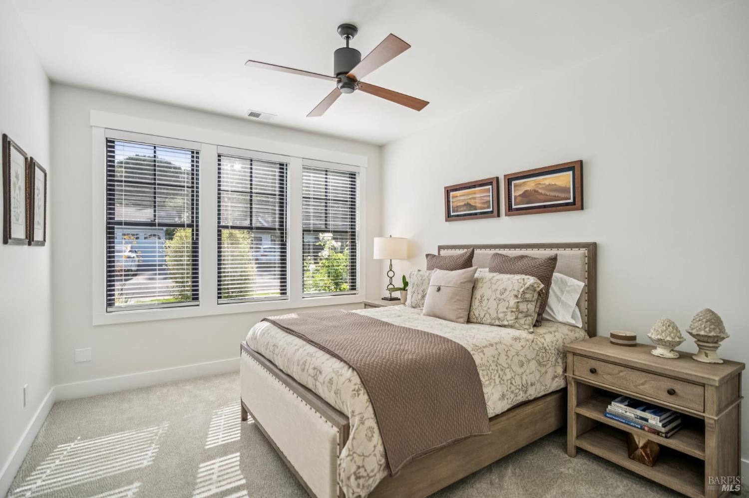 85 Harriet Way Tiburon, CA 94920 - Photo 22 of 44 a bedroom with a bed and a window