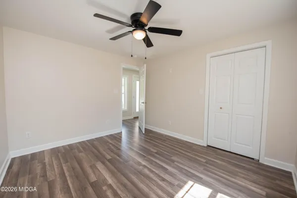 wooden floor in an empty room