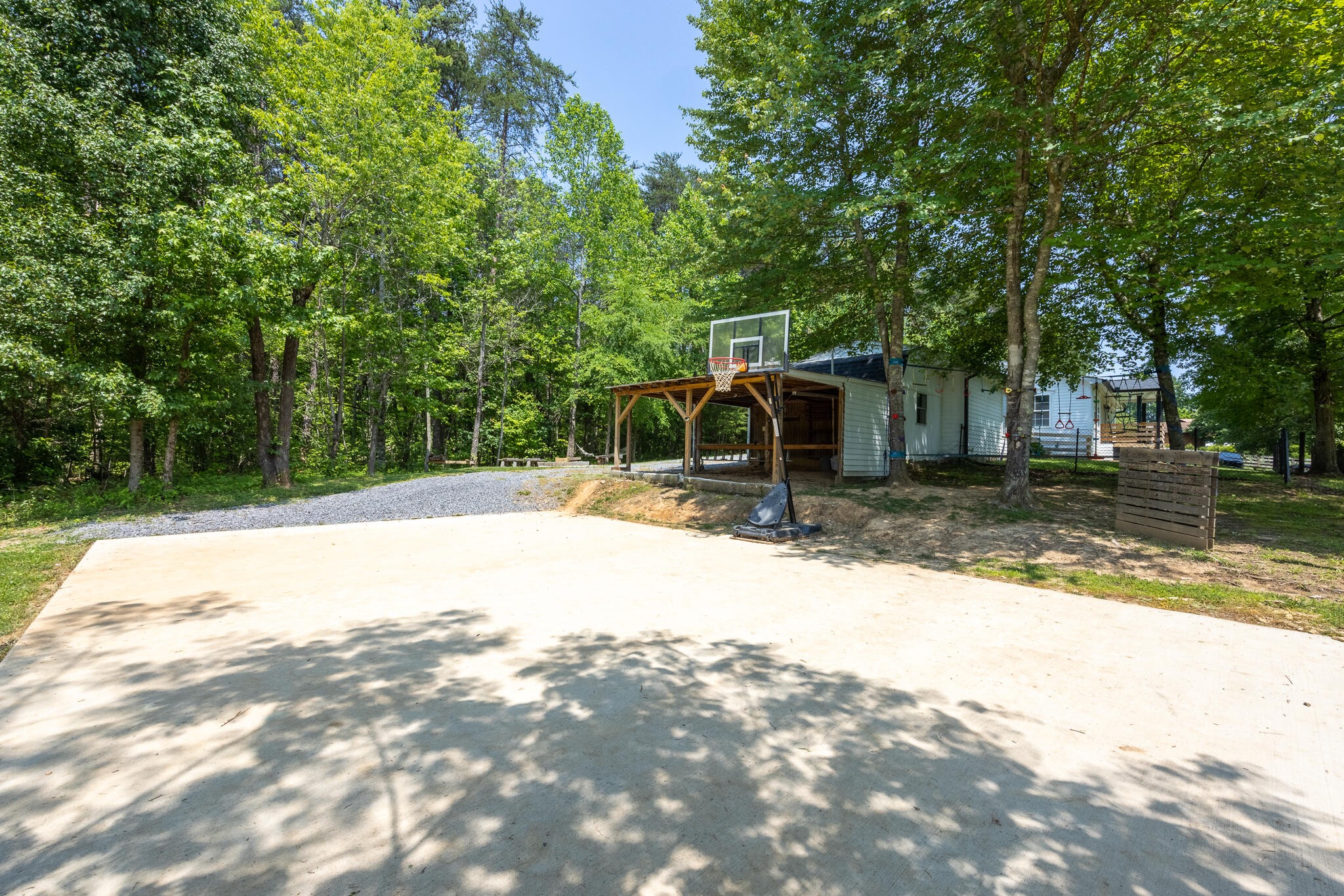 146 County Road 677 Riceville, TN 37370 - Photo 30 of 32 a view of a backyard with large trees