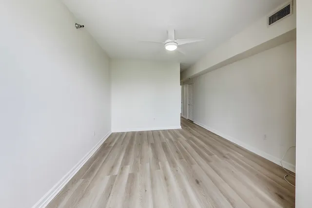 a view of wooden floor in a room