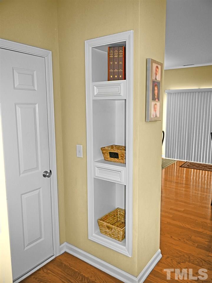 4418 Cardinal Grove Boulevard Raleigh, NC 27616 - Photo 6 of 23 Entry from garage. Convenient place to leave basket of shoes, mail, keys and more!