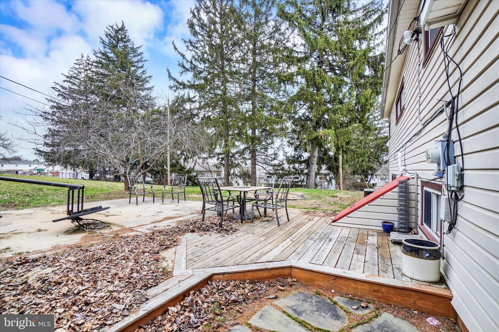 310 Herman Street York, PA 17404 - Photo 24 of 31 Wood deck & stone patio overlooking tranquility