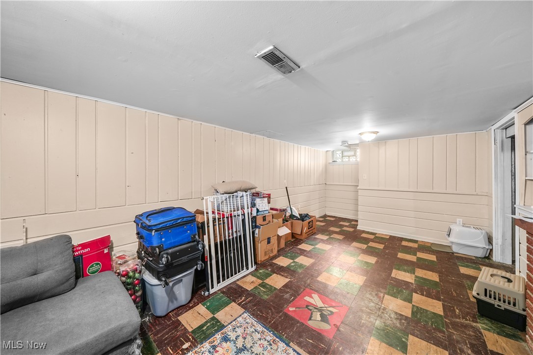 4819 Westbourne Road Cleveland, OH 44124 - Photo 21 of 39 Below grade area with visible vents and tile patterned floors