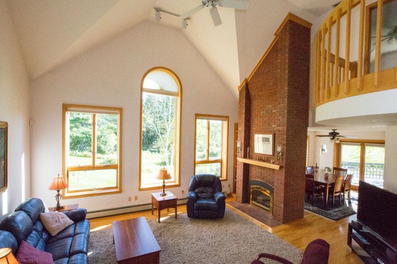 128 Longwoods Road Cumberland Center, ME 04021 - Photo 15 of 35 The living room features an 18'...