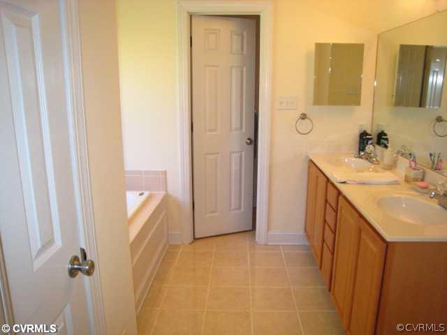 11511 Winterpock Road Chesterfield, VA 23838 - Photo 8 of 12 a bathroom with a sink a mirror and a shower