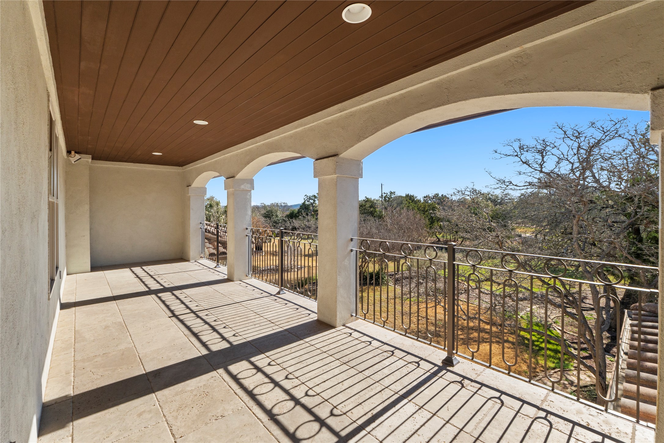 3401 Pearce Road Austin, TX 78730 - Photo 29 of 37 Balcony overlooks the backyard
