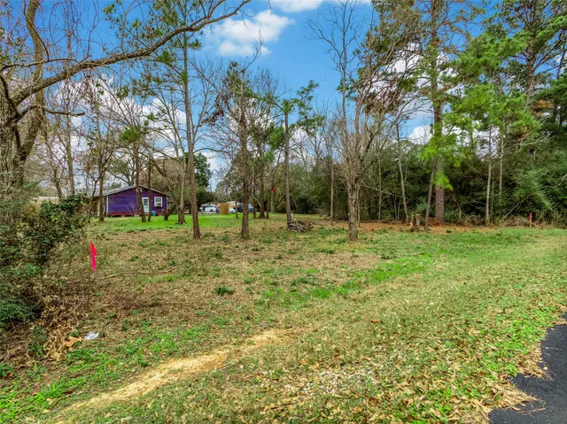 a view of outdoor space with deck and yard