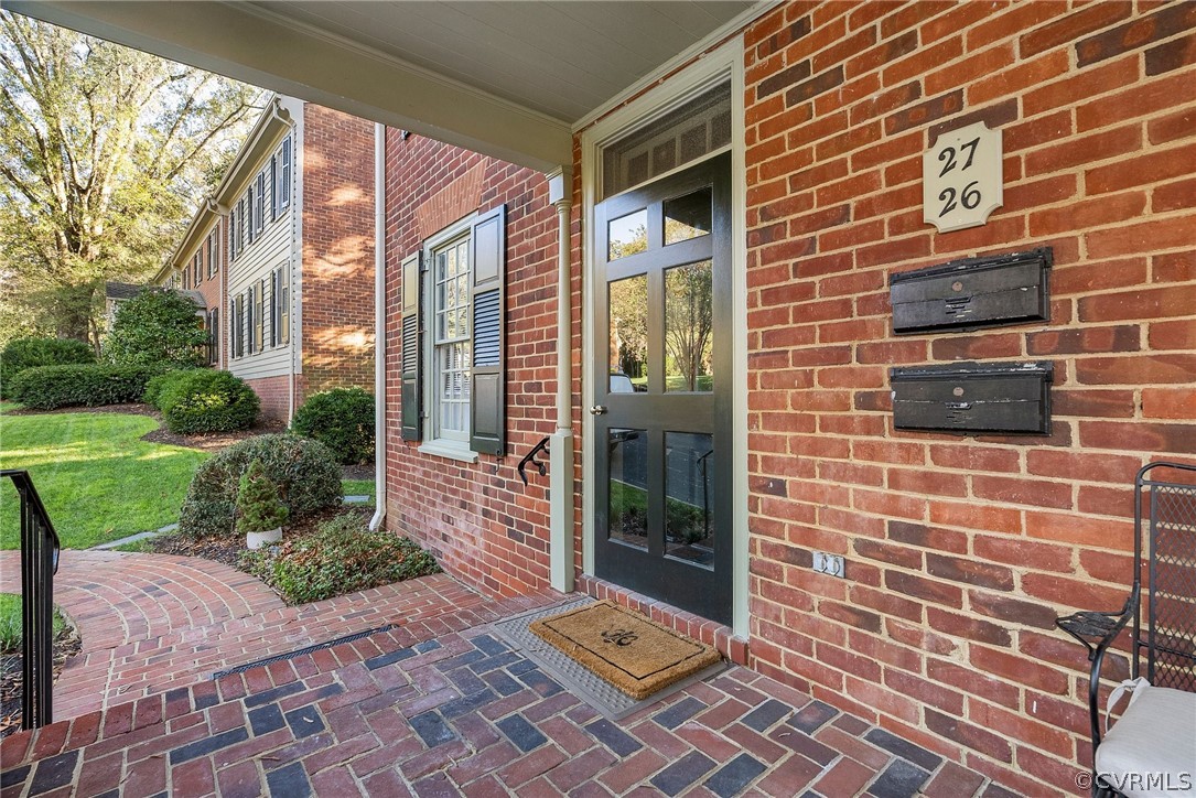 6161 River Road, Unit 27 Richmond, VA 23226 - Photo 21 of 26 a view of a brick wall and a window