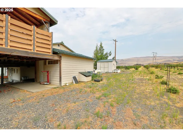 a view of a house with a ocean view