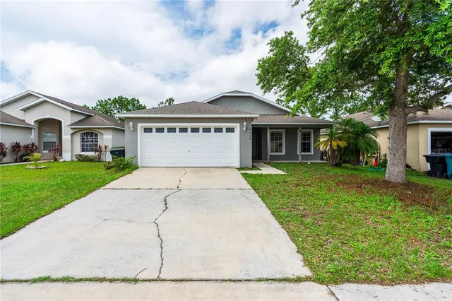 front view of house with a yard