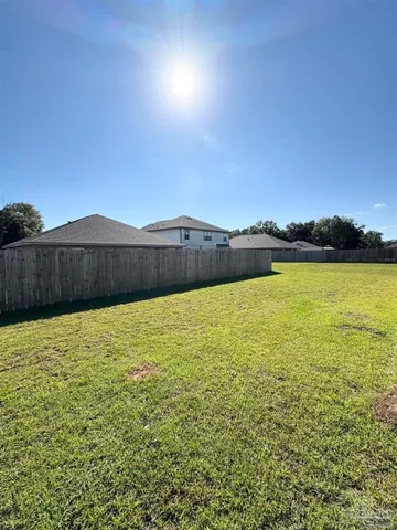 a view of an outdoor space and swimming pool