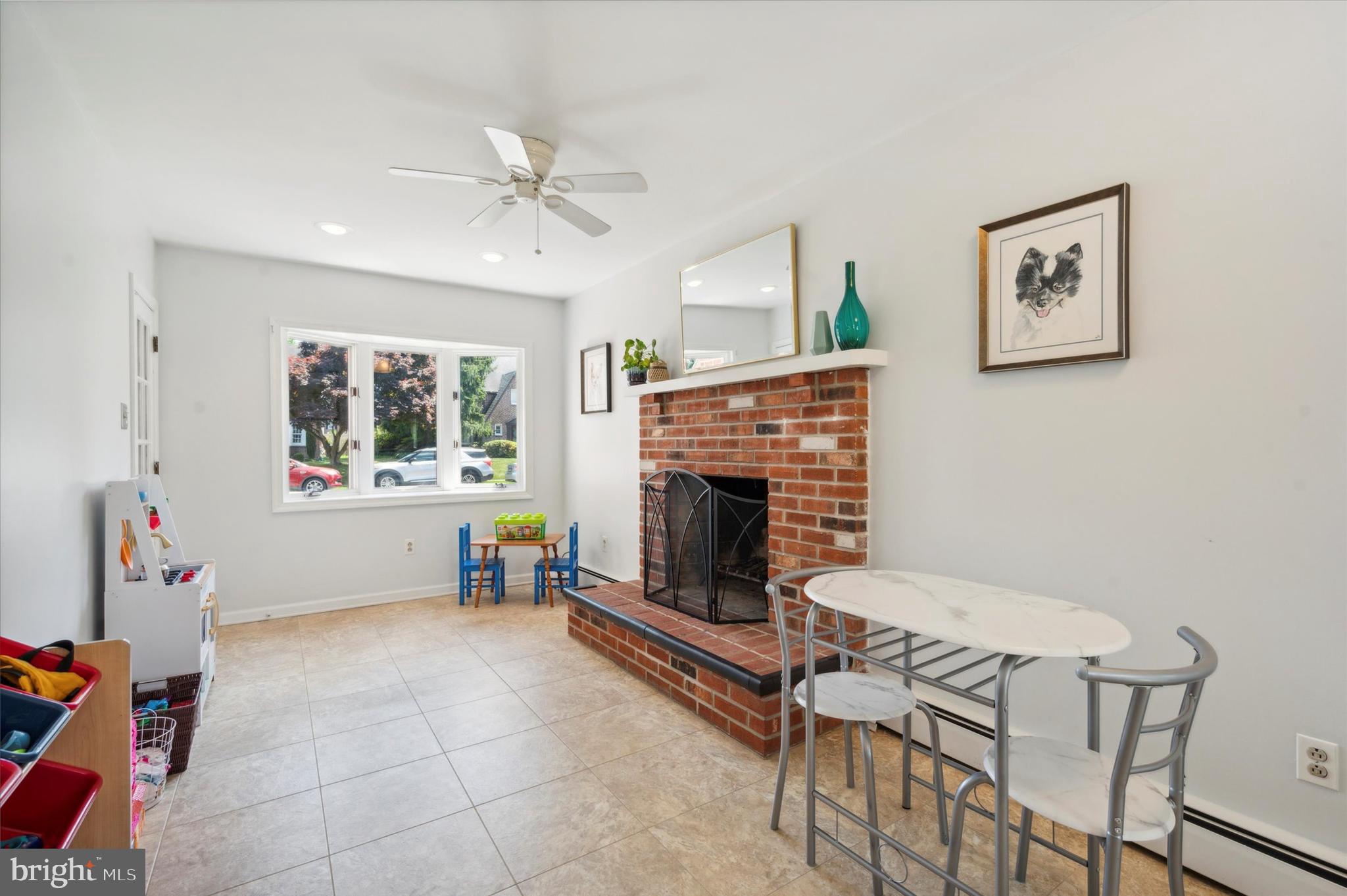 145 Friendship Road Drexel Hill, PA 19026 - Photo 11 of 26 Family Room with Fireplace