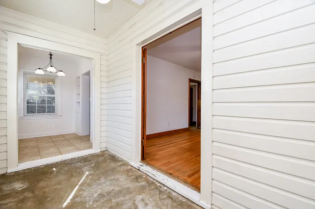 a view of a kitchen with a sink