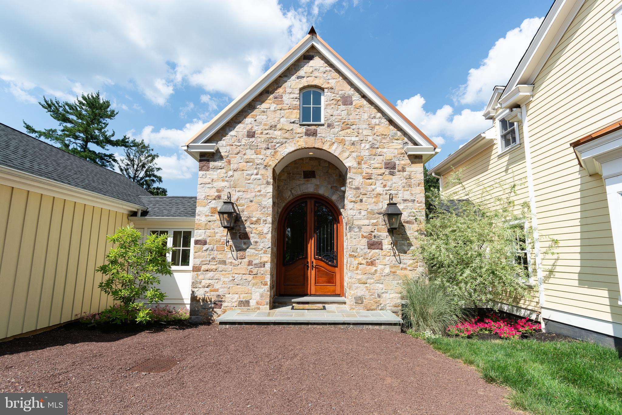 2969 Windy Bush Road Newtown, PA 18940 - Photo 15 of 124 Classic Stone Entryway w/Bluestone Landing