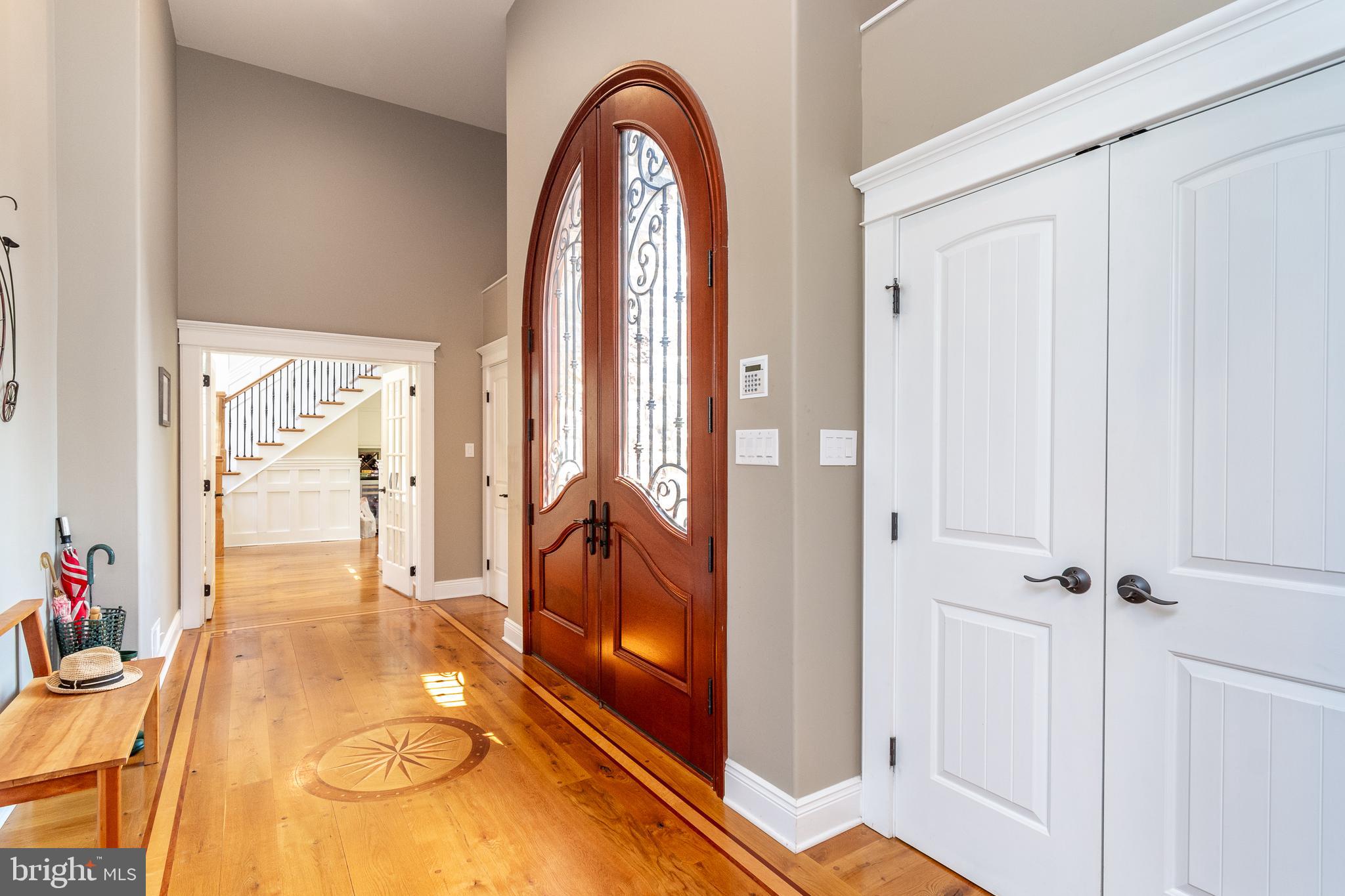 2969 Windy Bush Road Newtown, PA 18940 - Photo 20 of 124 Elegant Entryway w/double 10' Mahogany Doors