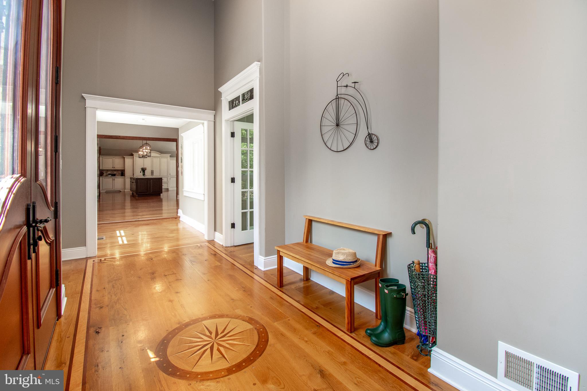 2969 Windy Bush Road Newtown, PA 18940 - Photo 21 of 124 Intricate Inlay design in foyer floor