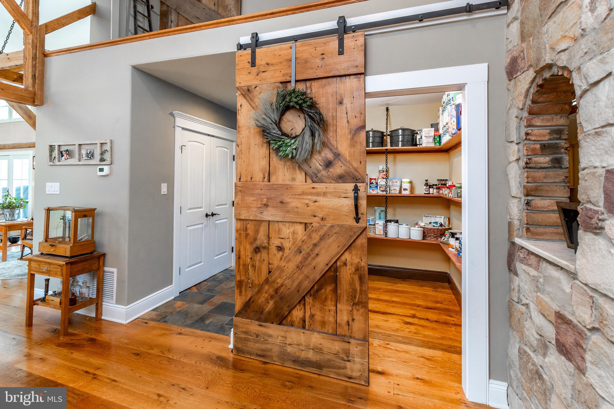 2969 Windy Bush Road Newtown, PA 18940 - Photo 28 of 124 Barn Door Leads to the Large Pantry